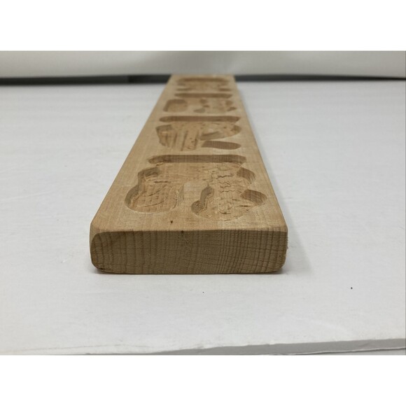 WOOD MOLD Windmill Ship Dragon Cookie Speculaas Springerle Carved UNFINISHED - Picture 7 of 12